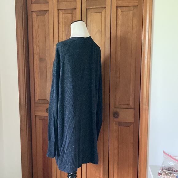 Gap Charcoal Slouchy Cardigan, Size L - Picture 4 of 7